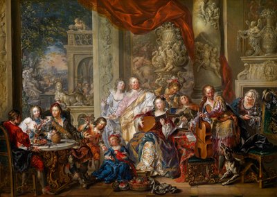 Concert in the Palace by Johann Georg Platzer